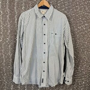 Industrial Exchange Striped Long Sleeve Button Up Shirt‎ Men's XL